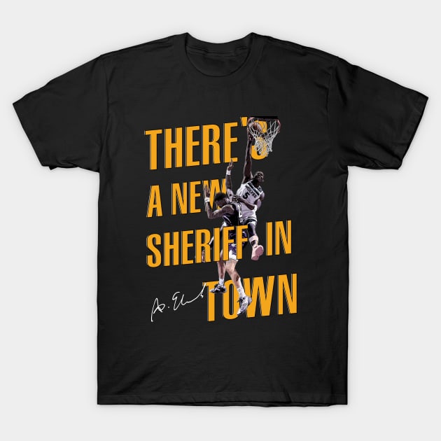 There's a New Sheriff In Town !!! AntMan T-Shirt by Buff Geeks Art